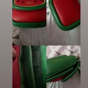 Kate Spade Red and Green Crossbody Bag